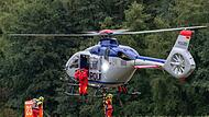 Grenzüberschreitende Waldbrandübung