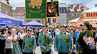 75. Bayerischer Landesschützentag in Bamberg: Der Festumzug führte vom Dom durch die Altstadt.75. Bayerischer Landesschützentag 75. Bayerischer Landesschützentag in Bamberg: Der Festumzug führte vom Dom durch die Altstadt.