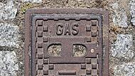 Gas-Metallplatte