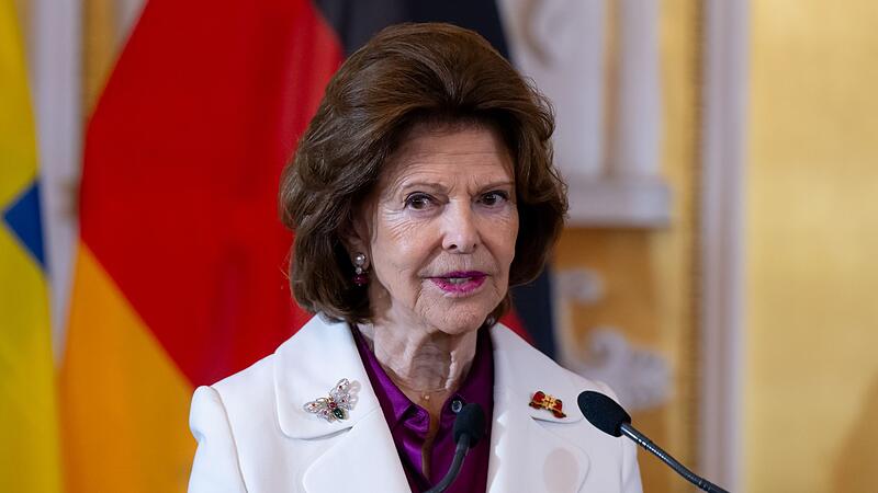 Bayerische Staatsmedaille f&uuml;r K&ouml;nigin Silvia von Schweden