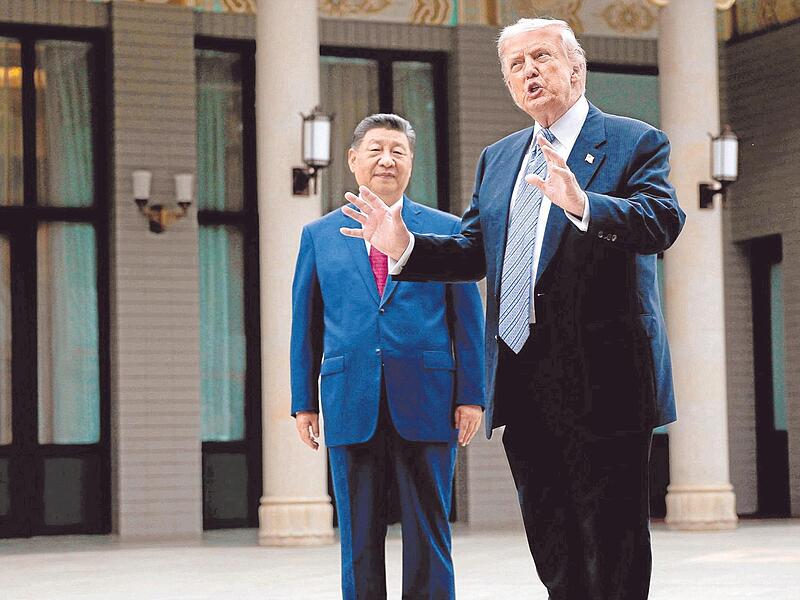 US-Pr&auml;sident Donald Trump war von der Einladung des chinesischen Pr&auml;sidenten Xi Jinping in den mehr als tausend Jahre alten Zhongnanhai-Garten beeindruckt.
