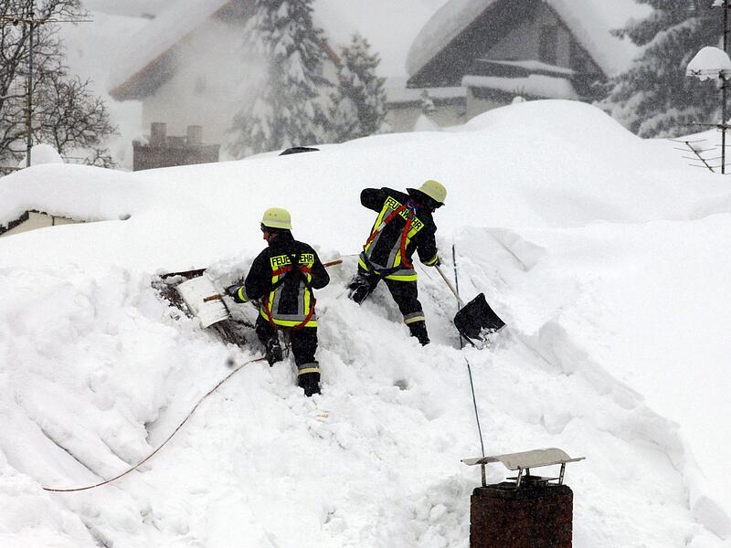 Schneekatastrophe in Bayern vor 20 Jahren