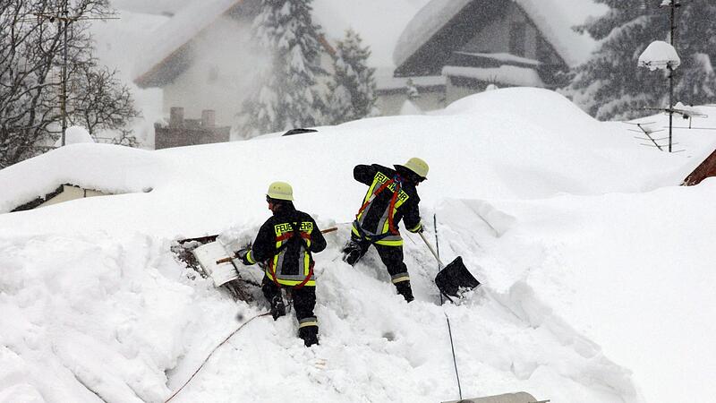 Schneekatastrophe in Bayern vor 20 Jahren