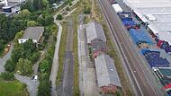 Über das Areal, auf dem sich bis 2023 noch die Güterbahnhofsgebäude befunden haben, soll die neue Straße von der Innenstadt heraus in Richtung Lichtenfelser Straße führen.