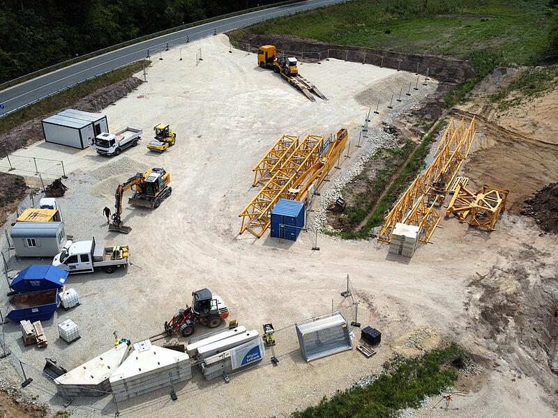 B 22 / B 505: Baubeginn der neuen Br&uuml;cke