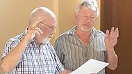 Klaus Keller (rechts) wurde als neuer 2. Bürgermeister vereidigt, links Bürgermeister August Weingart. Klaus Keller (rechts) wurde als neuer 2. Bürgermeister vereidigt, links Bürgermeister August Weingart.