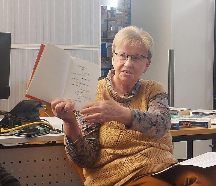 Die Teilnehmenden präsentierten ihre Lieblingsbücher.