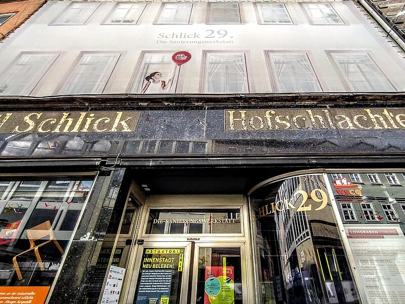 Ehemaliger Hofschlachter Schlick in Coburg: Dieser vordere Gebäudeteil (Richtung Steinweg) wird erhalten und saniert.