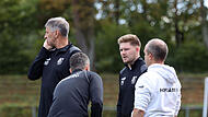 FC Eintracht Bamberg bei Schlusslicht Neumarkt gefordert Drei Spiele in Folge blieb der FC Eintracht Bamberg sieglos. Für Patrick Sulewski (Mitte) und sein Trainerteam ist die Punkteausbeute aber weniger das Problem.