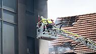 Feuer auf Brauereigelände Feuer auf Brauereigelände