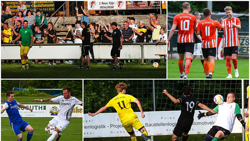 So bunt waren die Achtelfinalspiele  im Kreispokal Coburg/Kronach/Lichtenfels am Freitagabend.