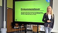 Annette Gold informierte &uuml;ber das Thema Steuern.