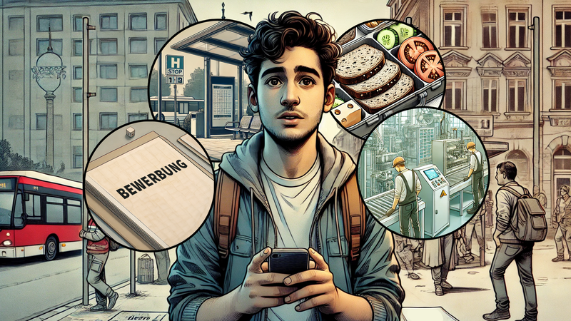 Jugendliche mit Migrationshintergrund auf Praktikums- und Ausbildungsplatzsuche