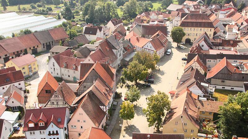Blick auf einen Teil der Altstadt M&uuml;nnerstadts