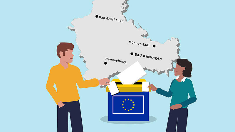Die Zeitung wirft einen genaueren Blick auf die EU-Wahl-Ergebnisse in den vier Städten des Landkreises Bad Kissingen