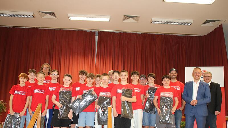 Die U13 des TSV Thulba.