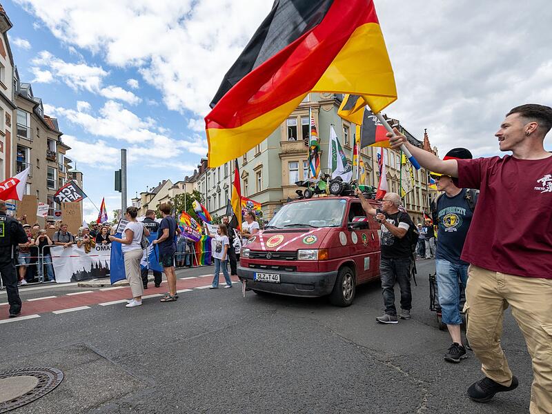 Demonstrationen "Projekt M1llion" - Bamberg