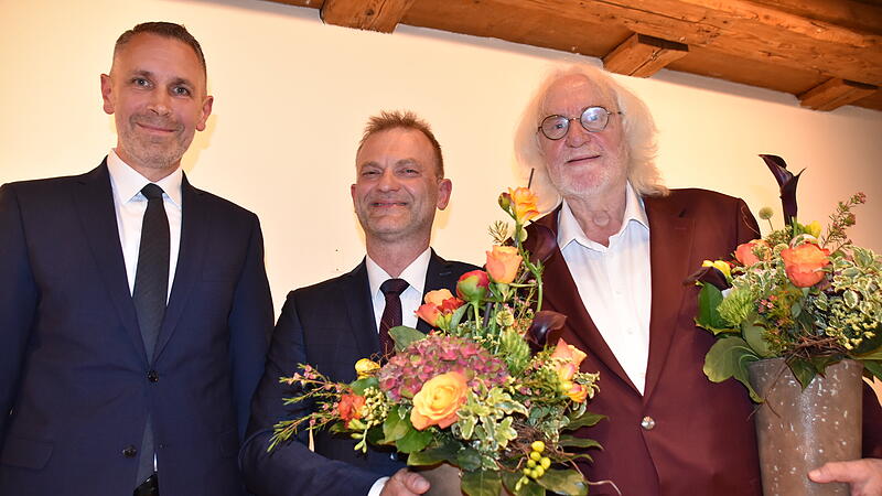Die neue politische Spitze in Thurnau (von links): 1. B&uuml;rgermeister Martin Bernreuther (CSU), 3. B&uuml;rgermeister J&uuml;rgen Kolb (CSU), 2. B&uuml;rgermeister Veit P&ouml;hlmann (SPD).