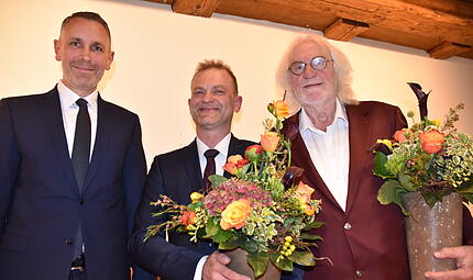 Gemeinderat Thurnau Mai 2026 Die neue politische Spitze in Thurnau (von links): 1. Bürgermeister Martin Bernreuther (CSU), 3. Bürgermeister Jürgen Kolb (CSU), 2. Bürgermeister Veit Pöhlmann (SPD).