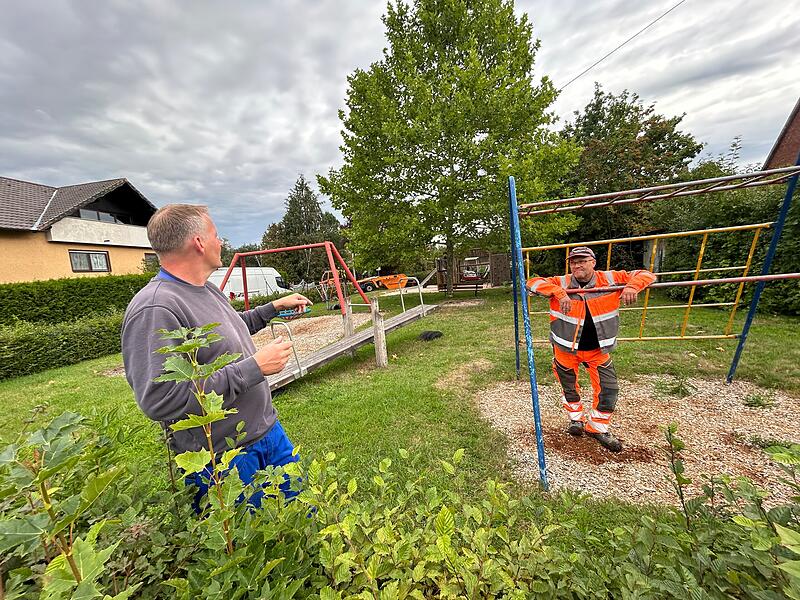 Neuer Spielplatz F&uuml;rth am Berg: Viel f&uuml;r die Sicherheit