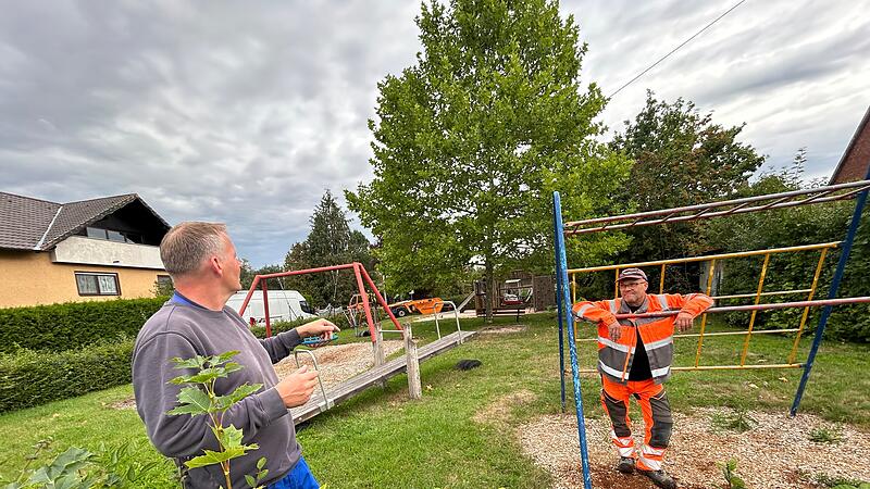 Neuer Spielplatz F&uuml;rth am Berg: Viel f&uuml;r die Sicherheit