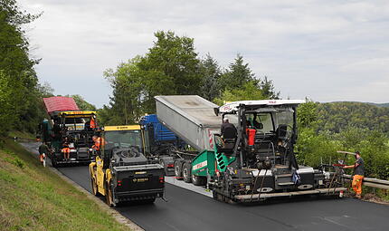 Asphaltierungsarbeiten