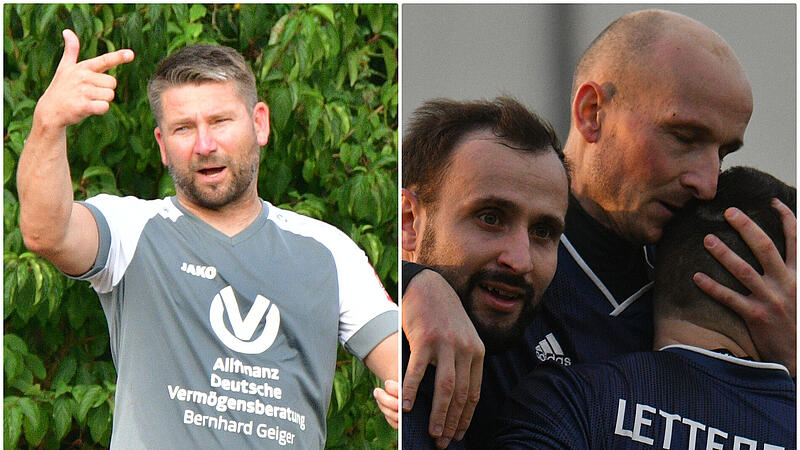 Sind aktuell als erfolgreiches Duo bei der SpVgg Lettenreuth aktiv: Daniel Ritzel (links) und Marco Die&szlig;enbacher (rechts, Mitte).