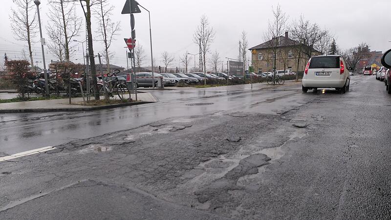 Brennerstraße Bamberg Schlaglöcher Sanierung