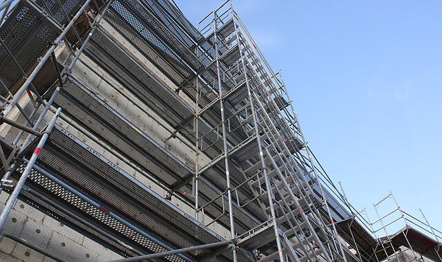 Neubau soziales Wohnen in Neustadt im Herbst fertig Neubau soziales Wohnen in Neustadt im Herbst fertig