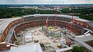 Bauarbeiten an der Kongresshalle