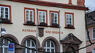 Stadt Bad Rodach - Kreis Coburg - Rathaus - Detailansicht - Schriftzug