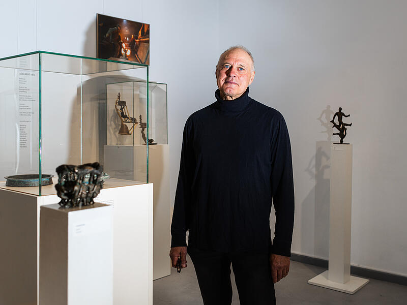 Ausstellung Adelbert Heil zeigt Mischwesen in Bamberg