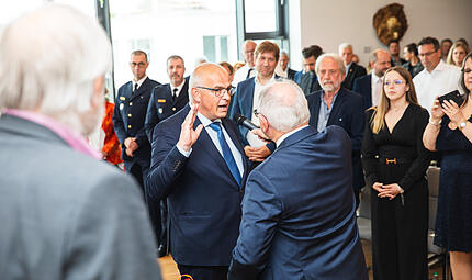 Landrat FOKreistag Forchheim: Hanng&ouml;rg Zimmermann ist als Landrat vereidigt