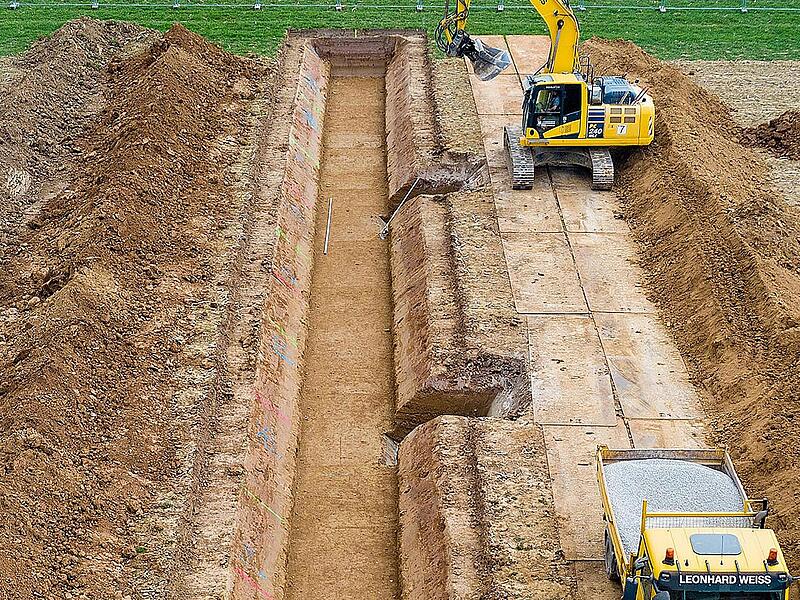 Baustelle von oben: So wird es ab 2024 &uuml;berall aussehen.