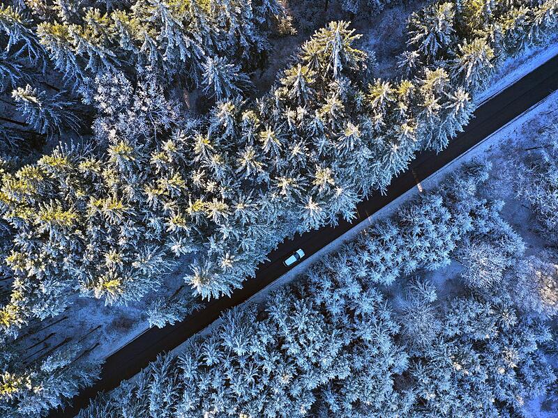 Sonne und Frost in S&uuml;dbayern