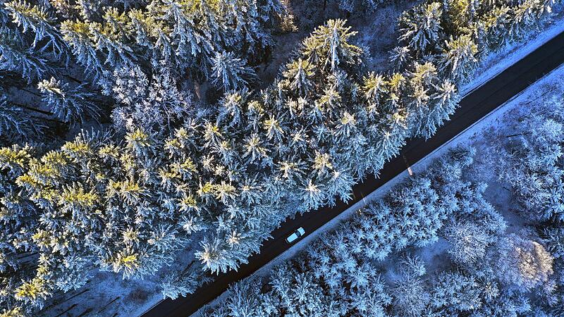 Sonne und Frost in S&uuml;dbayern