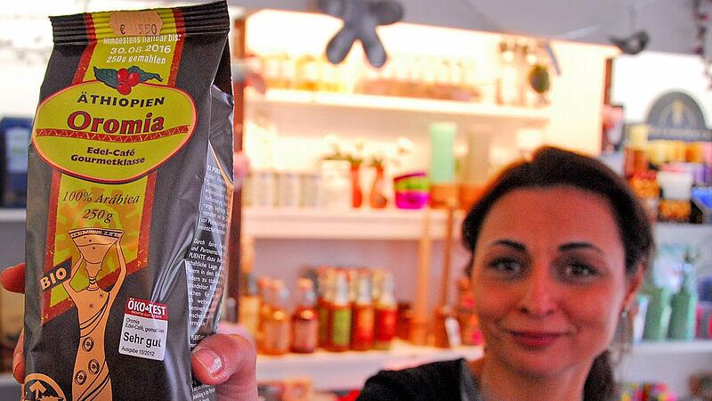 Nadia Sommerfeld  beim "Einj&auml;hrigen" im April 2015. Der Laden lief gut an.