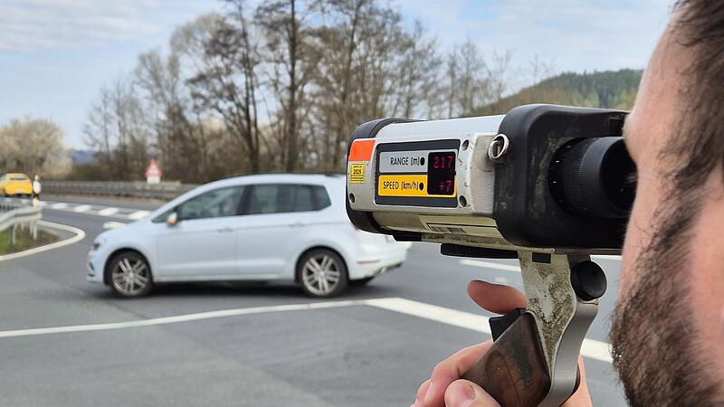 Tempos&uuml;nder im Kreis Kronach geblitzt