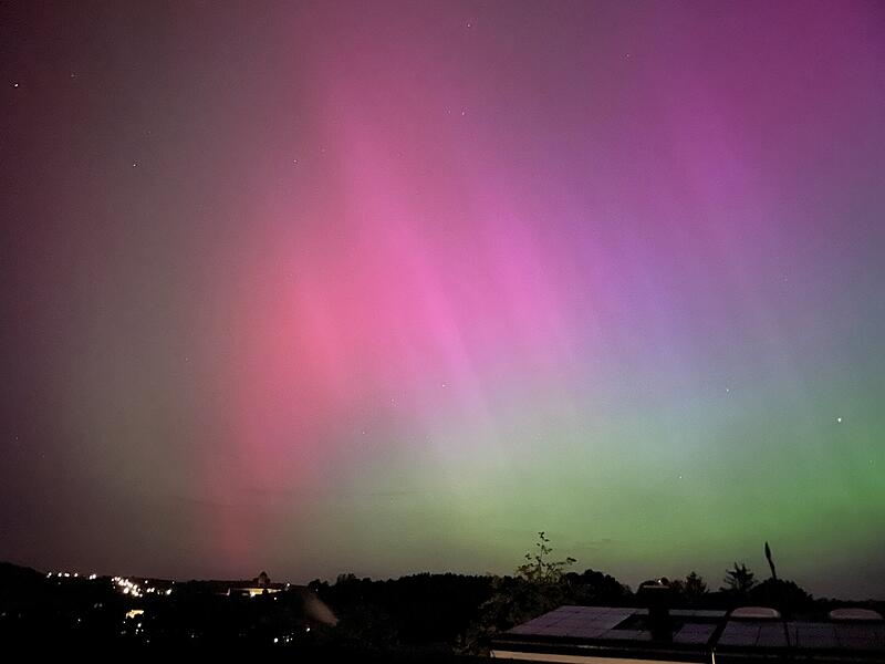 Polarlichter über Kronach 2024Polarlichter über Kronach
