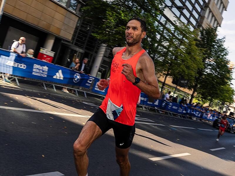 Der Gärtenrother David Gärtlein stellte in Berlin eine neue Marathon-Bestzeit auf.