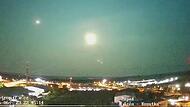 Meteor am Nachthimmel