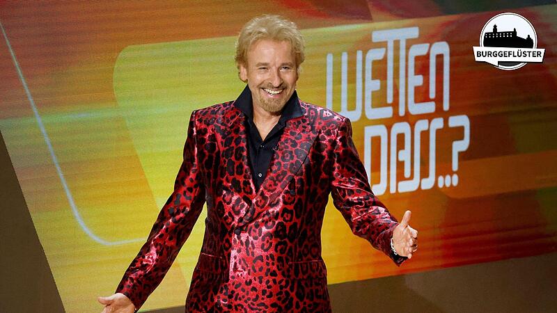 Thomas Gottschalk bei der letzten ZDF-Show &bdquo;Wetten, dass..?&ldquo; am 19. November in Friedrichshafen