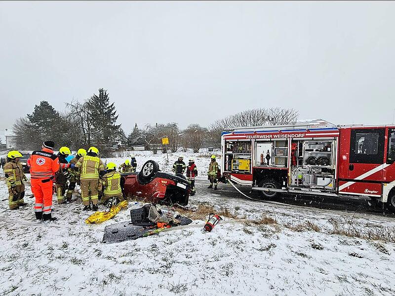 Unfall bei Weisendorf