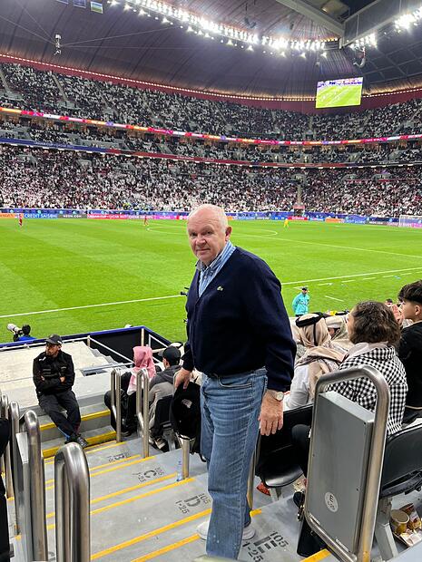 Beeindruckt war der Kulmbacher Alfons Schunk von den f&uuml;r die WM 2022 errichteten Stadien in Katar.