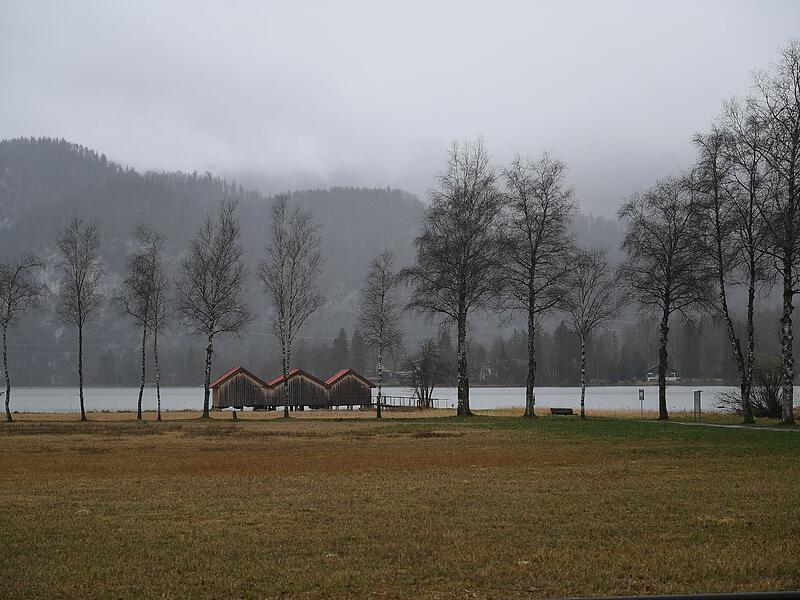 Regen am Kochelsee