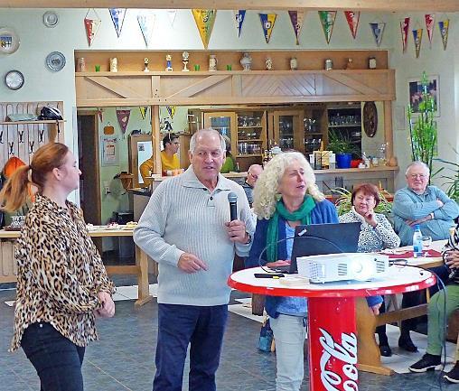 Frau Senft, Manfred Manger, Frau Buresch.