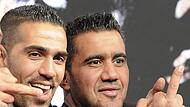 Der Rapper Bushido (l) posiert mit Arafat Abou-Chaker Der Rapper Bushido (l) posiert mit Arafat Abou-Chaker