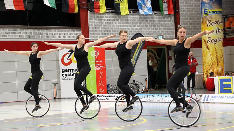 Hallenrad-DM Lübbecke - Platz 11 für 4er Einrad von Soli Reuth