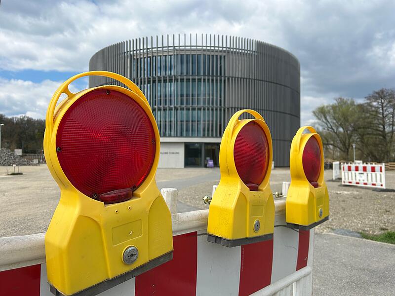 Globe Coburg Rund ums Globe wird derzeit noch viel gebaut.