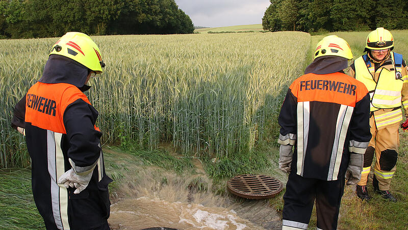 Überschwemmungen im Landkreis Coburg